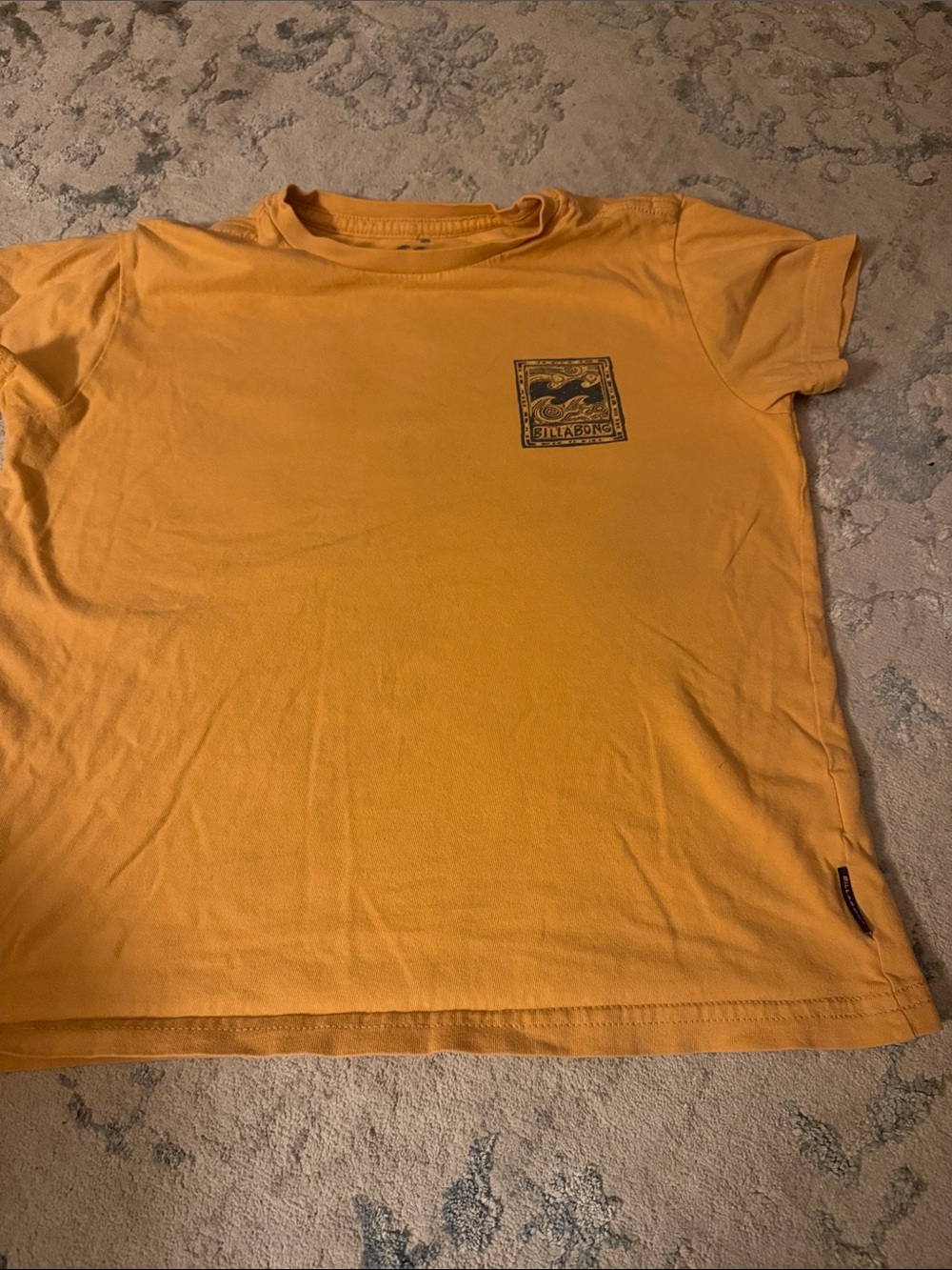 Billabong Golden Yellow Surf Graphic Tee
